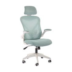 Dalenor Kancelářská židle Jolly White HB, textil, světle zelená