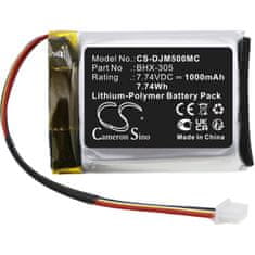 CameronSino Baterie pro DJI Osmo Mobile 5, 6, 1000 mAh, Li-Pol