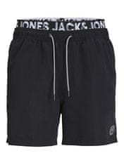 Jack&Jones Pánské koupací kraťasy JPSTFIJI Regular Fit 12227254 Black (Velikost XXL)