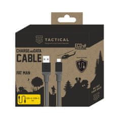 Tactical Fat Man kabel USB-A/USB-C - 1m - Šedá KP31178