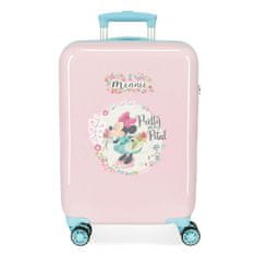 Joummabags Luxusní dětský ABS cestovní kufr MINNIE MOUSE Florals, 55x38x20cm, 34L, 2411721
