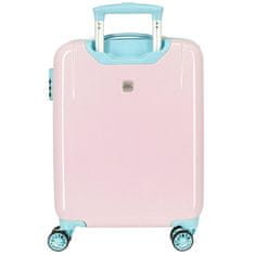 Joummabags Luxusní dětský ABS cestovní kufr MINNIE MOUSE Florals, 55x38x20cm, 34L, 2411721