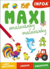 Maxi omalovánky / maľovanky - jemná motorika, zábava, kreativita
