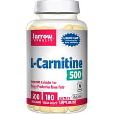 Jarrow Formulas Doplňky stravy Jarrow Formulas L-karnityna 500 mg rostlinných licaps (100 tobolek) 3419