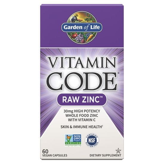 Garden of Life Doplňky stravy Garden of Life Vitamin Code Raw Zinc (60 kapslí) 3347