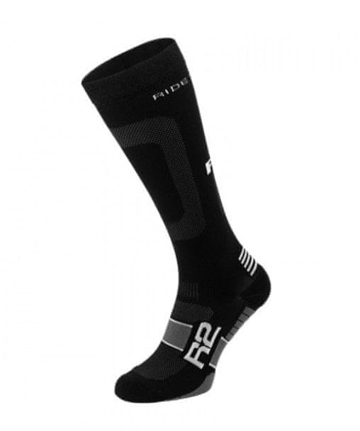 Levně R2 ponožky Power ATS21A černá L