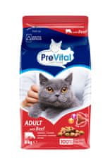 PreVital Adult granule pro kočky hovězí 8 kg