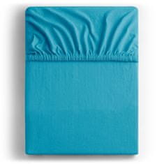 DecoKing Bavlněné prostěradlo AmeliaHome AMBER mořsky modré, velikost 180-200x200+30
