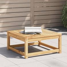 shumee Zahradní stolek 63 x 63 x 30 cm masivní akáciové dřevo