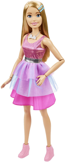 Mattel Barbie 71 cm vysoká panenka blondýnka.