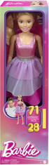 Mattel Barbie 71 cm vysoká panenka blondýnka.