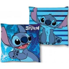 SETINO Oboustranný polštář Lilo & Stitch - modrý