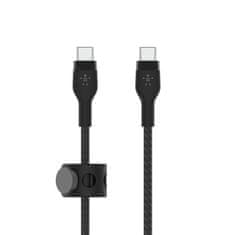 Belkin Kabel USB-C na USB-C BoostCharge Pro Flex, USB-C PD, Černá, 2m