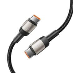 Tech-protect Datový kabel Tech-Protect Ultraboost USB-C na USB-C, 5A PD100W 1m titanium