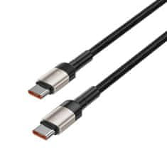 Tech-protect Datový kabel Tech-Protect Ultraboost USB-C na USB-C, 5A PD100W 1m titanium