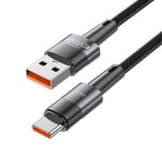 Tech-protect Datový kabel Tech-Protect Ultraboost USB na USB-C, 6A PD 66W 1m šedý