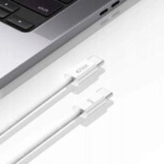 Tech-protect Datový kabel Tech-Protect Ultraboost USB-C na USB-C, 3A PD 60W 1m bílý