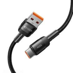Tech-protect Datový kabel Tech-Protect Ultraboost USB na USB-C, 5A PD100W 1m černý
