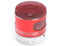 Verk 06198 LED Mini Bluetooth reproduktor, 3 W, červená