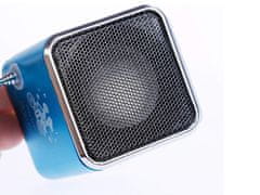 Verk 06211 Přenosné mini rádio Bluetooth 5.0, 3 W, modré