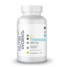 NutriWorks L-Tyrosine 500mg 90 kapslí 