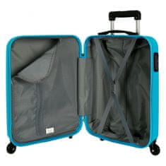 Joummabags ABS Cestovní kufr ROLL ROAD FLEX Azul Claro, 55x38x20cm, 35L, 584916A (small)