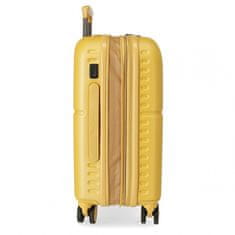 Joummabags ABS Cestovní kufr PEPE JEANS HIGHLIGHT Ochre, 55x40x20cm, 37L, 7688623 (small exp.)