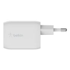 Belkin Duální síťová nabíječka 65 W BoostCharge Pro Dual USB-C GaN, Bílá