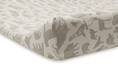 Jollein Potah na přebalovací podložku 50 × 70 cm Animals Nougat