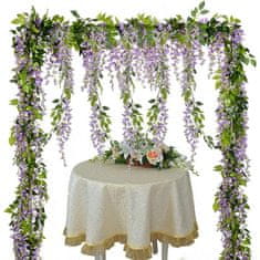 HOME & MARKER® Dekorativní Girlanda, Břečťan, Umělé květiny pro dekorace (180 cm) | WISBLOOM