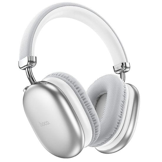 Hoco Bezdrátová sluchátka HOCO W35 MAX stříbrná