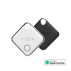 FIXED Tag - Bluetooth lokalizační čip s Find My, 2ks, černý + bílý