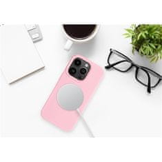 FIXED Kryt na mobil MagFlow s podporou MagSafe na Apple iPhone 14 Pro - růžový