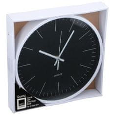 Ostatní Nástěnné hodiny ED-224296bila Nástěnné hodiny 30 cm bílá / černá