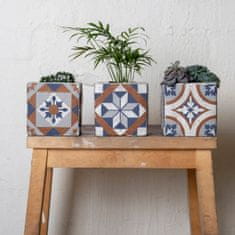 Dekorstyle Betonový květináč Azulejos 11 cm