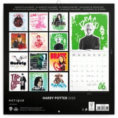 Grooters Poznámkový kalendář Harry Potter 2025, 30 × 30 cm