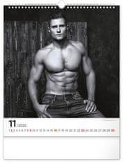 Grooters Nástěnný kalendář Men 2025, 30 × 34 cm