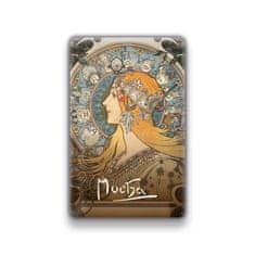 Grooters Magnet Alfons Mucha – Zodiak, 54 × 85 mm