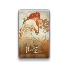 Grooters Magnet Alfons Mucha - Léto, 54 × 85 mm