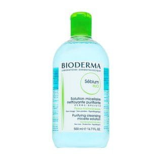 Bioderma Sébium H2O Purifying Cleansing Micelle Solution micelární roztok pro mastnou pleť 500 ml
