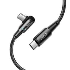 Tech-protect Datový kabel Tech-Protect Ultraboost "L" USB-C na USB-C, PD 60W 6A 1m černý