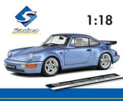 Solido Porsche 911 (964) Turbo 1990 - Horizon Blue Metallic - SOLIDO 1:18