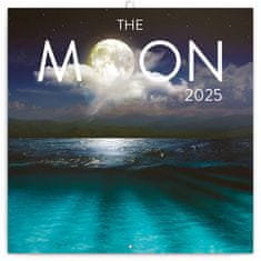 Kalendář 2025 poznámkový: Měsíc, 30 × 30 cm