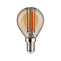 Paulmann PAULMANN 1879 Filament 230V 3-krokové-stmívatelné LED kapka E14 3 Step Dim 4,9W 1800K stmívatelné zlatá 29190