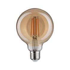 Paulmann PAULMANN 1879 Filament 230V 3-krokové-stmívatelné LED Globe G95 E27 6W 1800K stmívatelné zlatá 29189