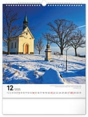 Presco Publishing Nástěnný kalendář Brno 2025, 30 × 34 cm