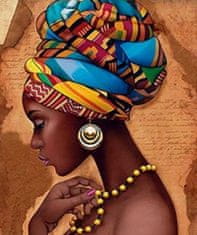 Norimpex Diamantová mozaika Africká žena v turbanu 30X40 cm