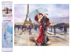 Norimpex Diamantová mozaika Zamilovaná žena a muž v Paříži 30X40 cm