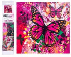 Norimpex Diamantová mozaika Butterfly Pink 30X40 cm