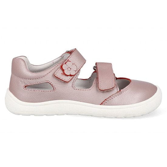 Dětská barefoot vycházková obuv Pady růžová